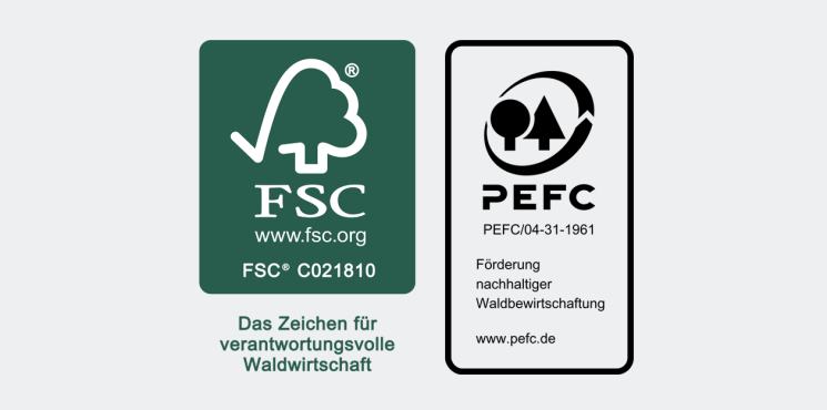Nachhaltigkeit FSC PEFC