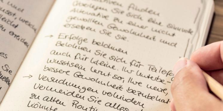 Sigel Themenwelt Handschrift verbessern